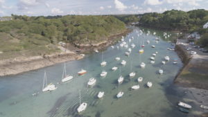 le belon vue ciel bretagne