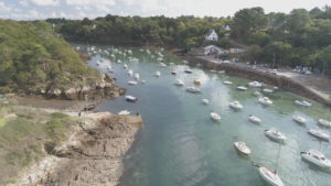 merrien vue ciel bretagne gite
