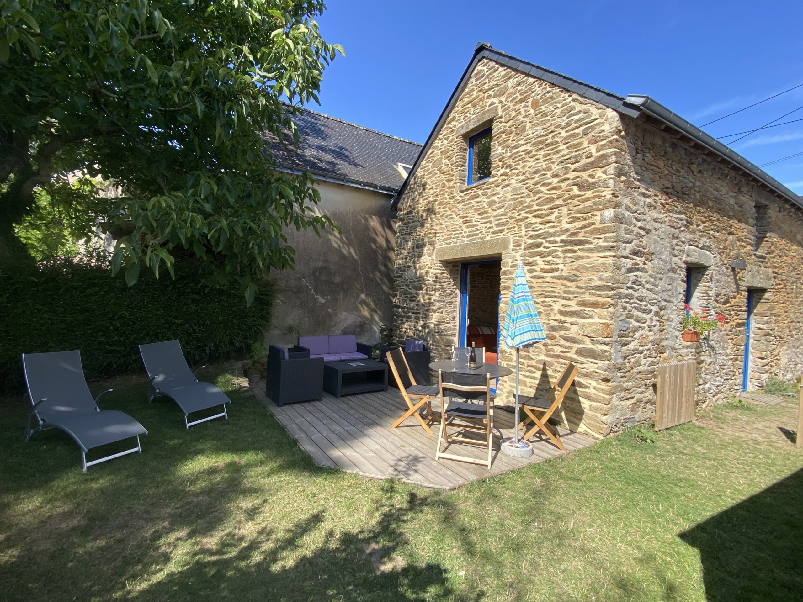 Gite Bleu à Moelan sur mer en Bretagne Sud